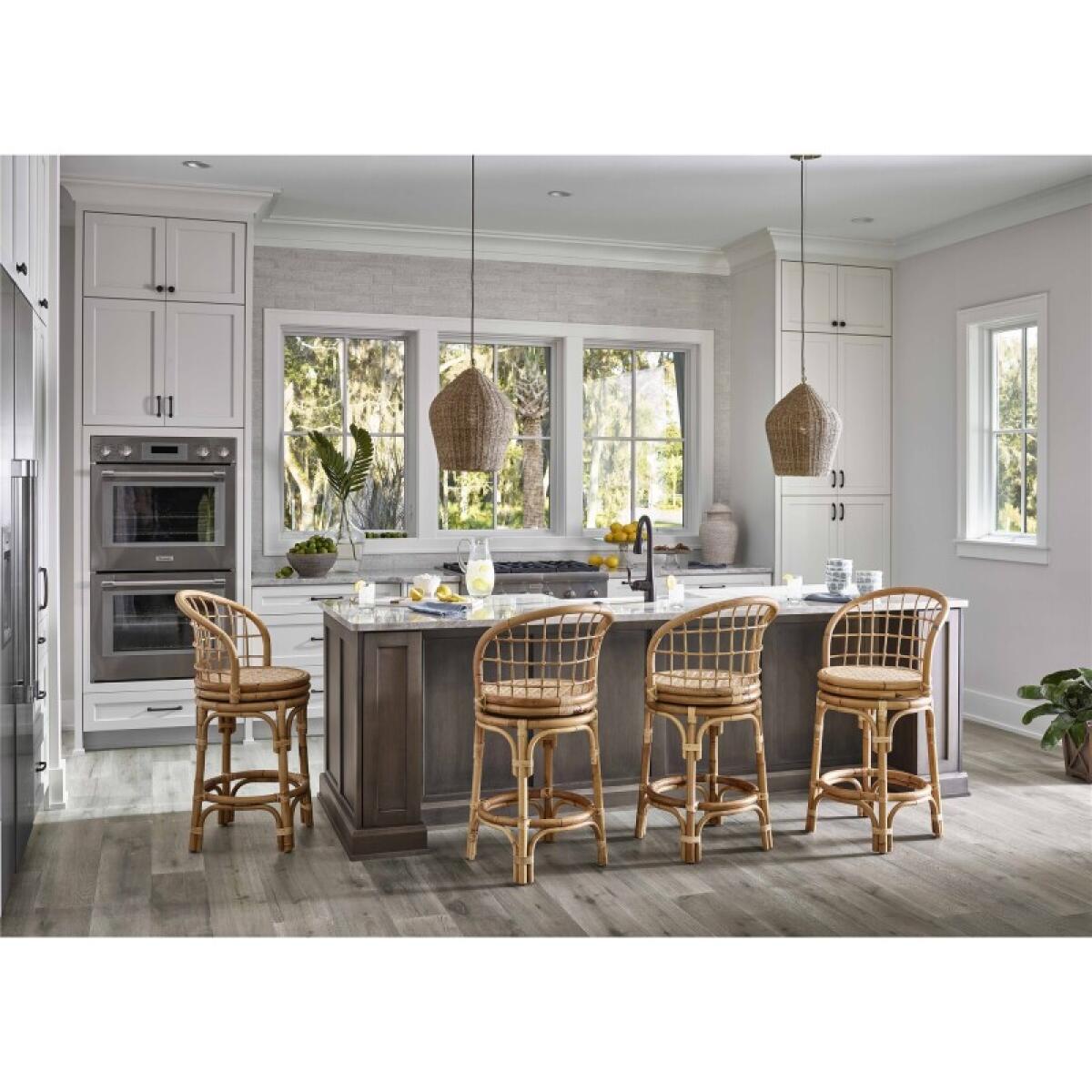 Getaway Coastal Living Home Collection Rattan Counter Stool Chairs & Benches Brown 2 Getaway Coastal Living Home Collection Rattan Counter Stool Chairs & Benches Brown 2