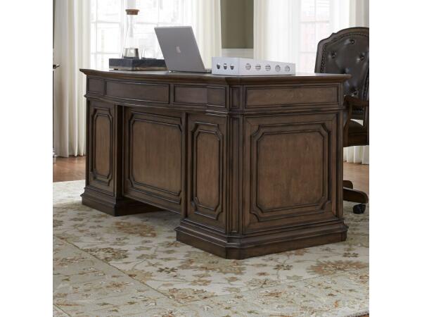 Amelia Jr. Executive Desk Top Desk Tops Antique Toffee