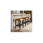 Vail Leather Saddle Counter Stool - Image 4