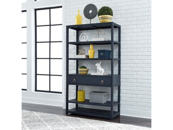 East End Accent Bookcase Bookcases Blue