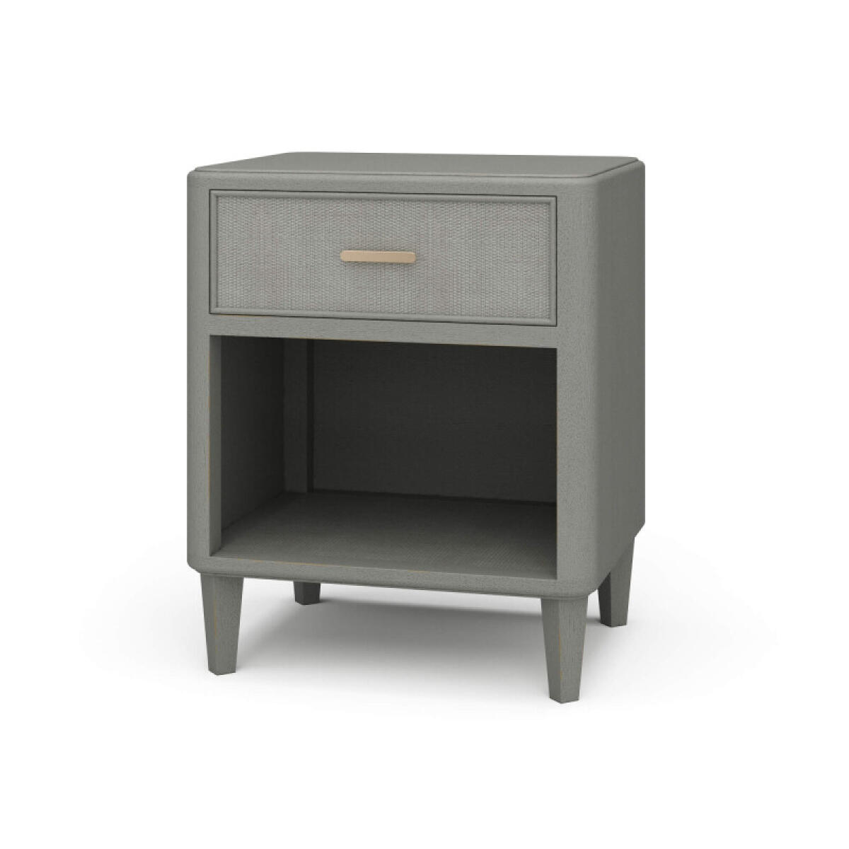 c6b11fb1d582490dba170d5815949074 Lexington 1 Drawer Bedside Table W/ Rattan - Image 1