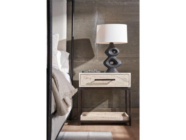 Modern Dove Nightstand