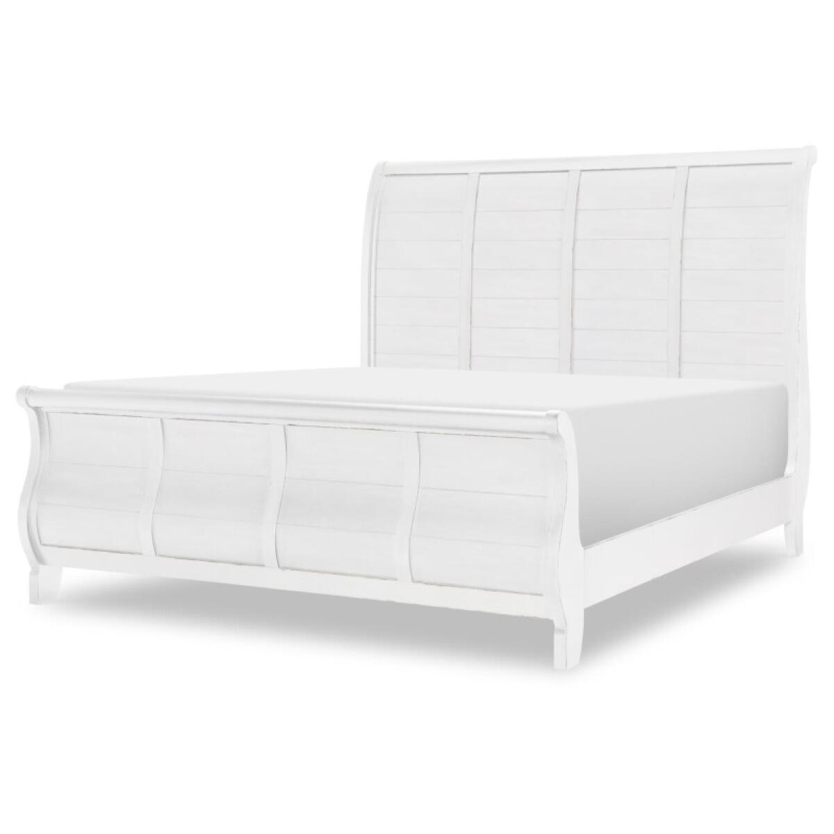 c6c2dbb317485262420b92409da89d4c Complete Sleigh Bed 6/6 King Picket Fence CLH4012-4306K - Image 1