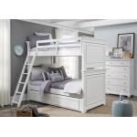 Complete Bunk Twin White Finish Youth Beds Legacy Classic Furniture 10