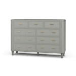 Lexington 9 Drawer Dresser W/ Rattan - Image 2