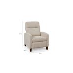 Emmett Track Arm Lay Flat Manual Recliner Chairs Bassett Furniture 16
