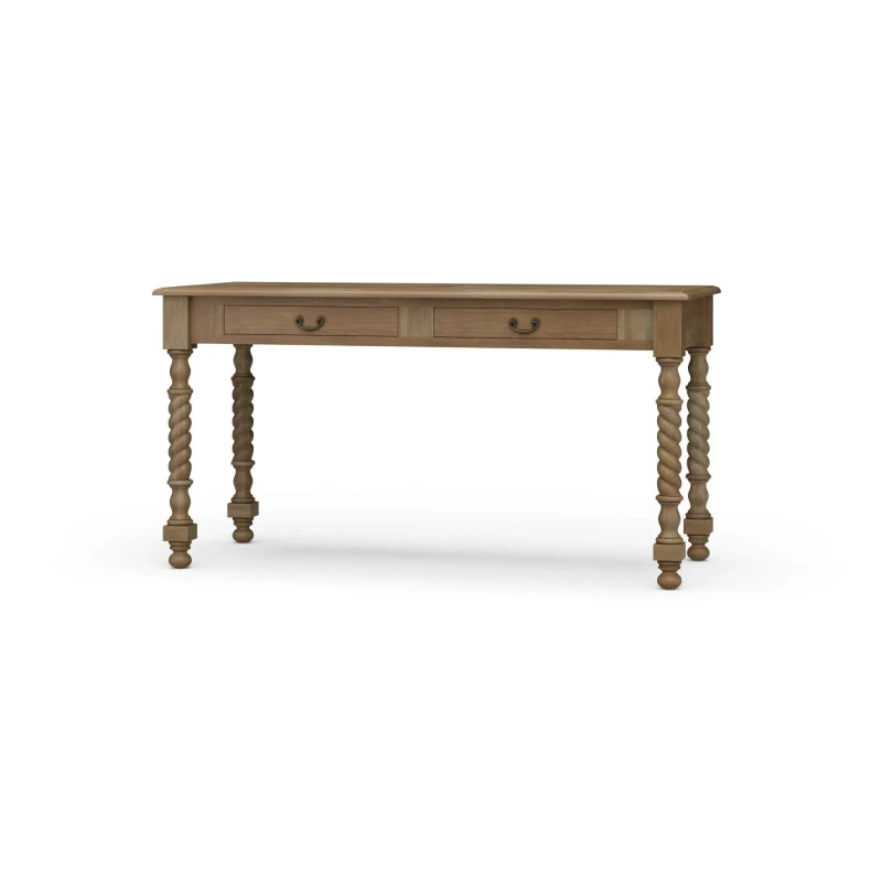 c74d8f41d1921888e095435941bbfda9 Console Desk W/ Barley Twist Leg - Image 1