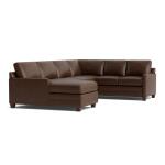 Carolina Leather Track Arm U-Shaped Sectional - Image 4