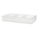 Trundle Storage Drawer White Finish Bed Parts Aged White 4