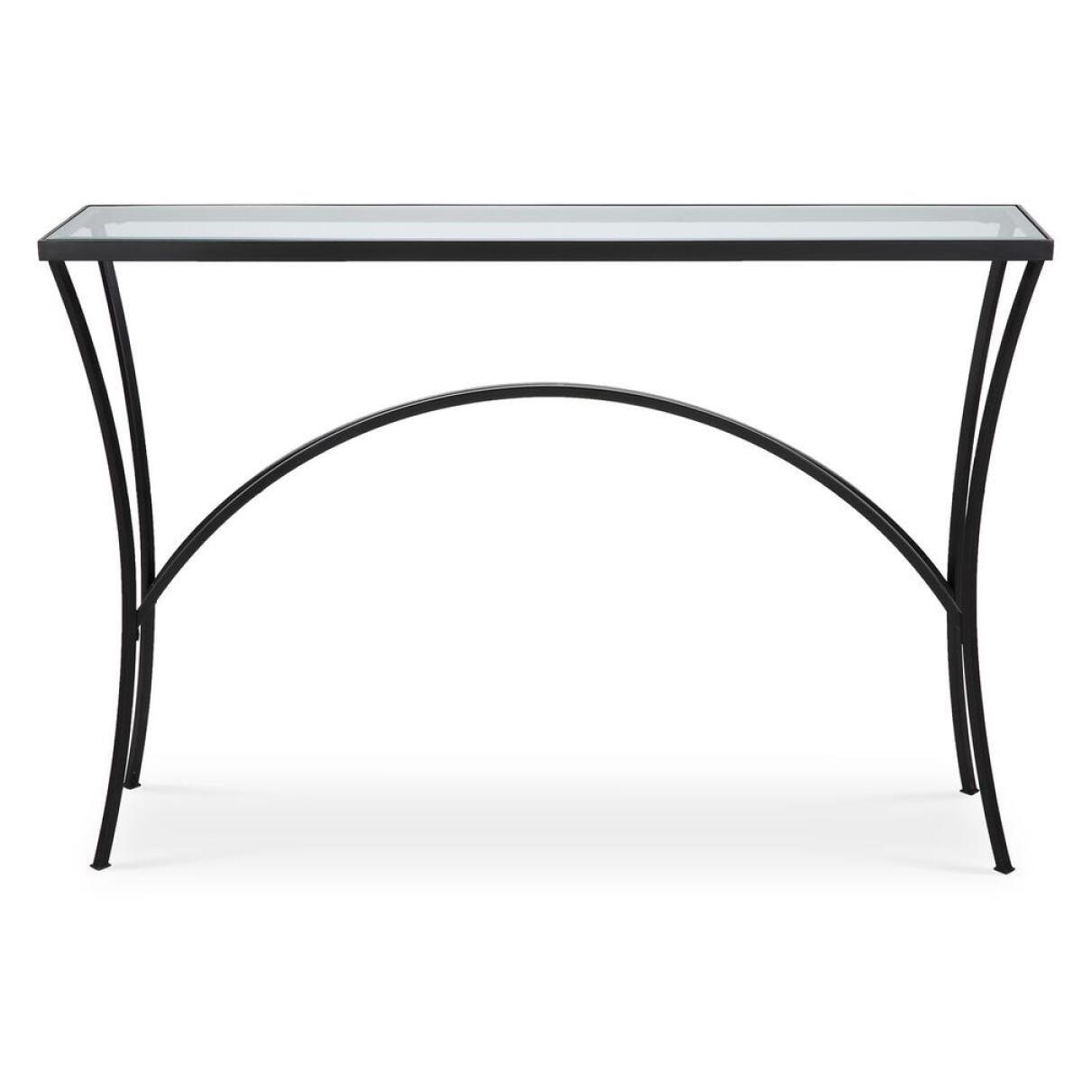 c7906454ed4cff1950f9f4ed9fdcf910 Alayna Console Table, Black - Image 1