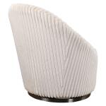 Crue Swivel Chair, Ivory - Image 6