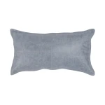 Dupont Leather Sea Fog Blue Lumbar Pillow Cover + Insert Accent Pillows Accent Pillows 4