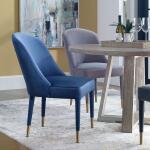Brie Armless Chair, Sapphire, 2 Per Box, Priced Each Chairs Blue 14