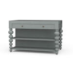Soluna Kitchen Island W/ Butcher Block