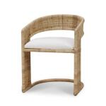 Hampton Rattan Dining Chair - Image 5