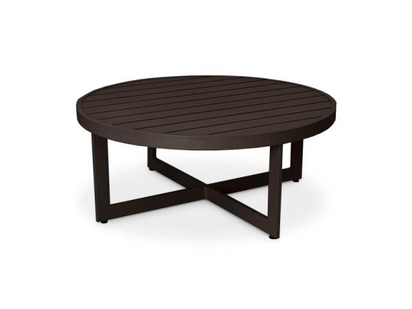 Walker Outdoor Round Cocktail Table Outdoor Tables Bassett Furniture