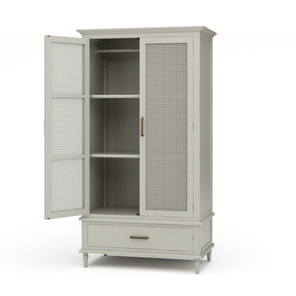 c814b952cd6368da8a2fbaefb346ce7b Jamison Wardrobe W/ Rattan Door - Image 1