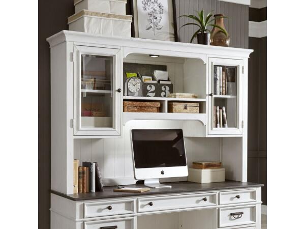 Allyson Park Jr. Executive Credenza Hutch Office Storage Liberty Furniture