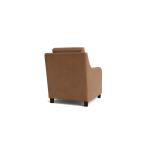 Scarlett Slope Arm Leather Accent Chair - Image 5