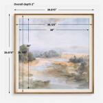 River Afternoon Framed Print Art Art 17