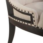 Americana Farmhouse Uph Shelter Side Chair- Black (RTA) Chairs & Benches Brown 28