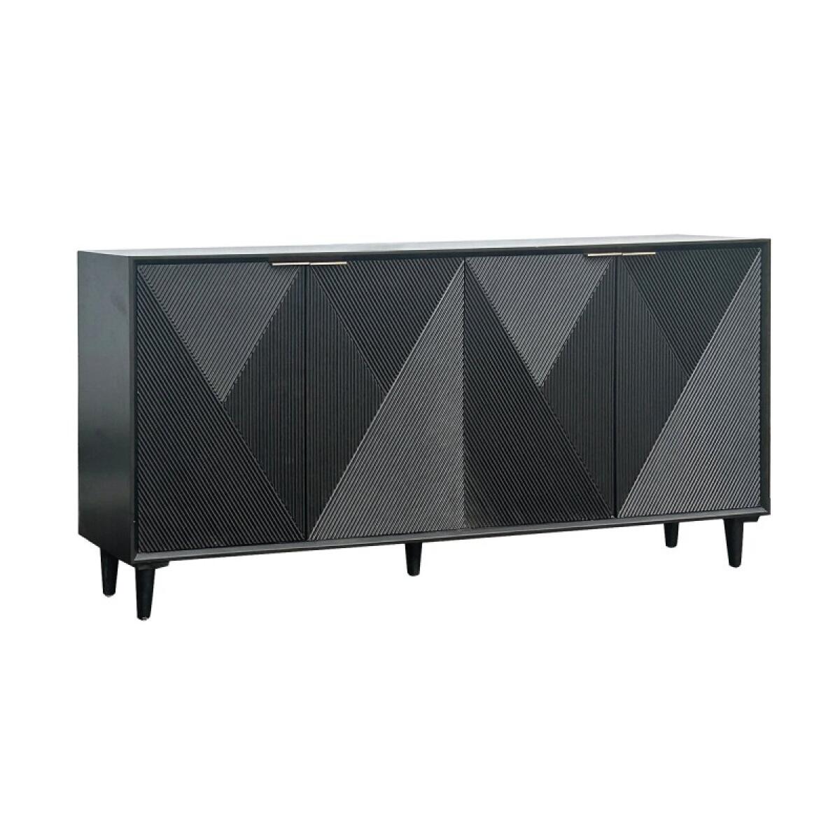 Arvada Four-Door Sideboard (Black) Dining Storage Black 2 Arvada Four-Door Sideboard (Black) Dining Storage Black 2