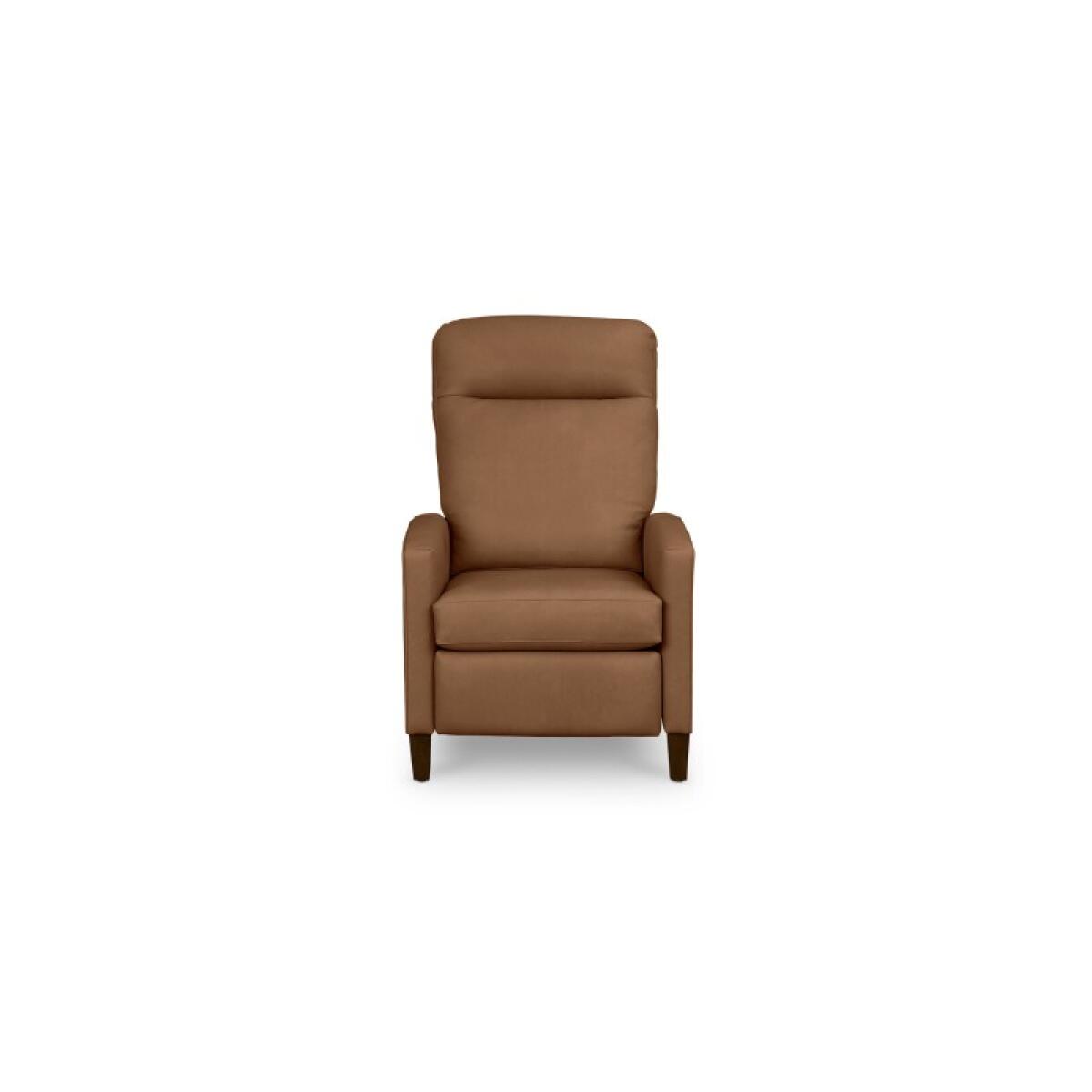 c87d292bd27b46ad46f38b10016de32e Emmett Leather Track Arm Lay Flat Manual Recliner - Image 1