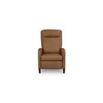 Emmett Leather Track Arm Lay Flat Manual Recliner