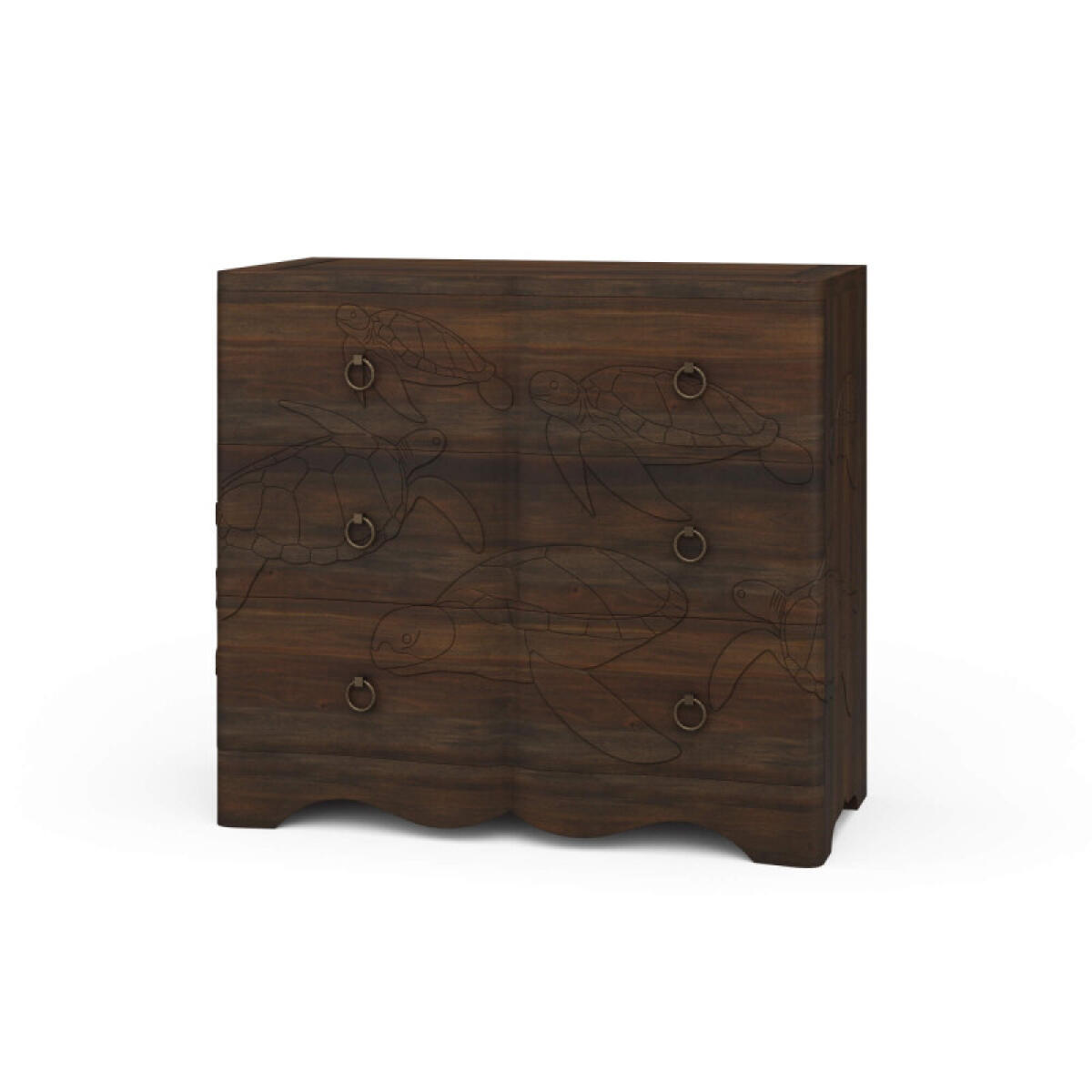 c87e962fc58edec013e3c14b158b5759 Chelonian Turtle 3 Drawer Chest - Image 1