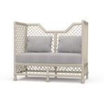 Rabana High Back Rattan Loveseat - Image 11