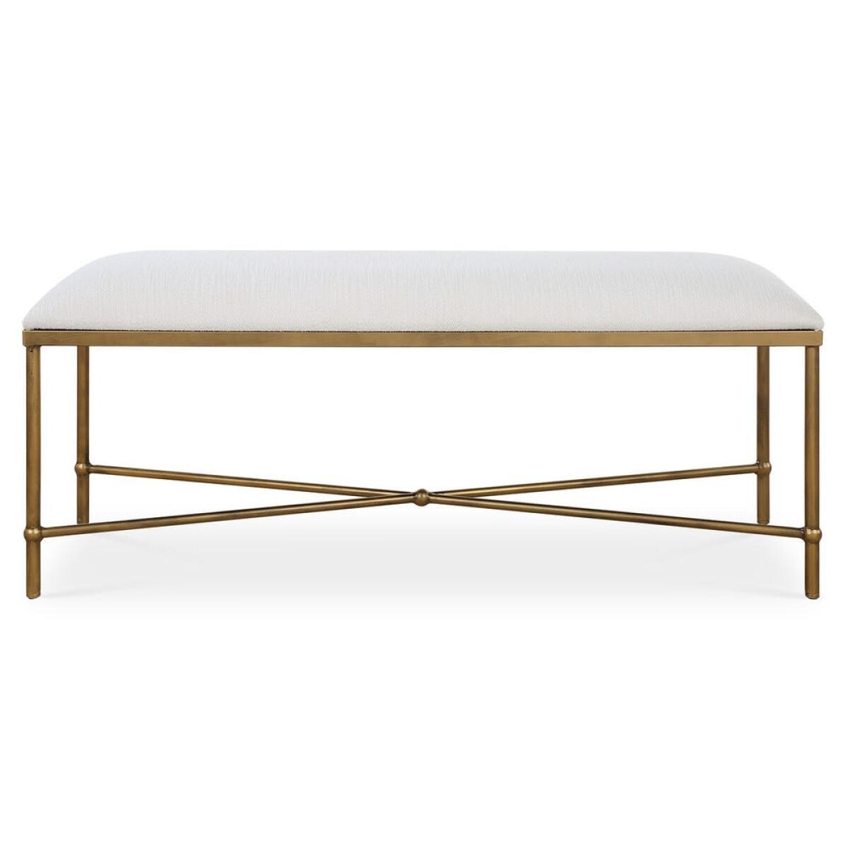 c8fb9a518aa4a5bc513f731baa3e1ccf Avenham Bench, Gold - Image 1