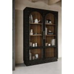 Vannes 2 Door Display Cabinet W/ Glass Shelves - Image 2