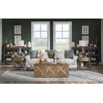 Vintage Market AT Turned Leg Console Storage Table 4 Drw Barnwood Oak And Mallard Green CLH4018-706 - Image 6