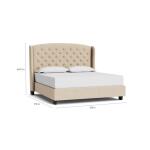 Paris Tufted Upholstered Bed - Image 5