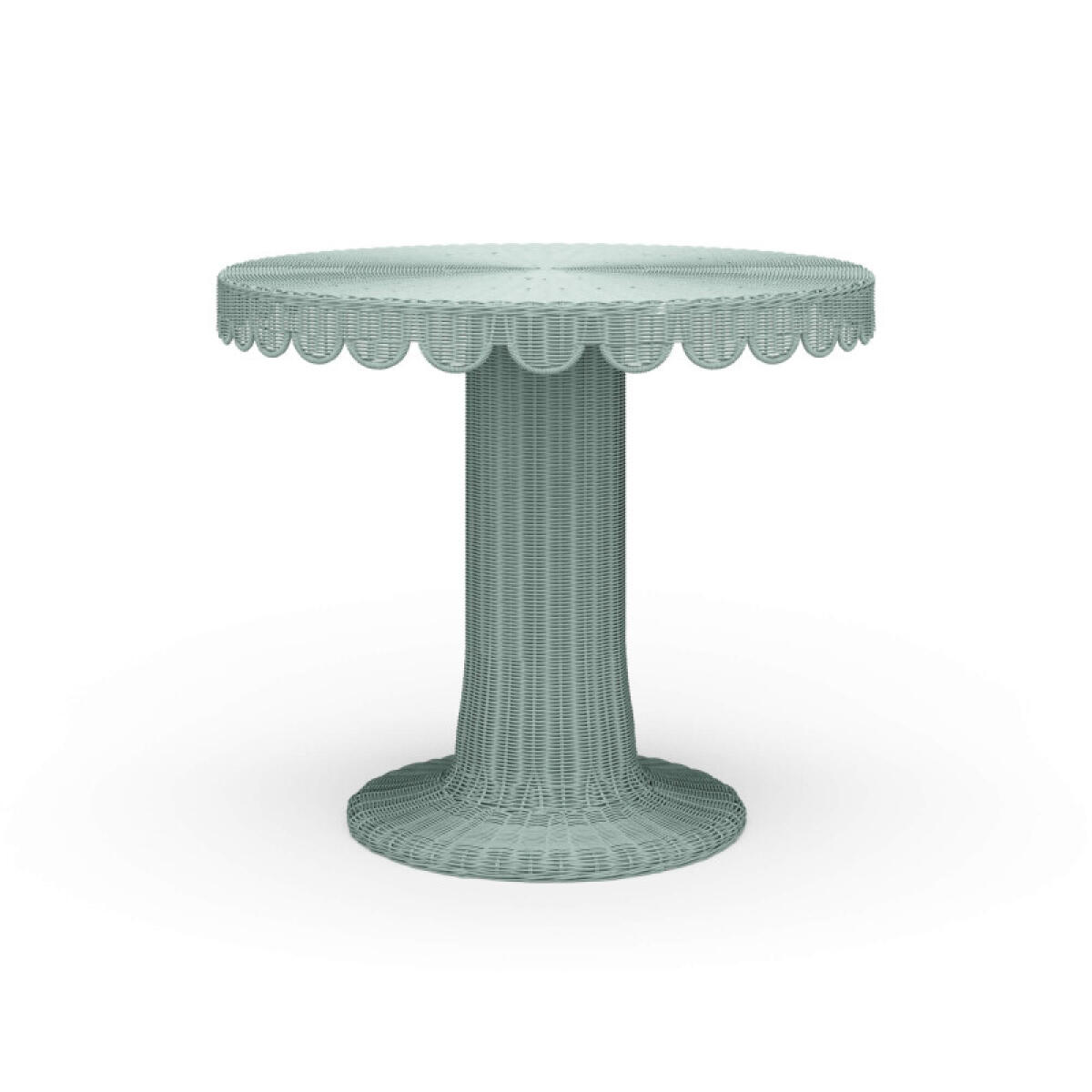 c9399294a5ed68fbeb3ed71a57f238f0 Scalloped Round Bistro Table - Image 1