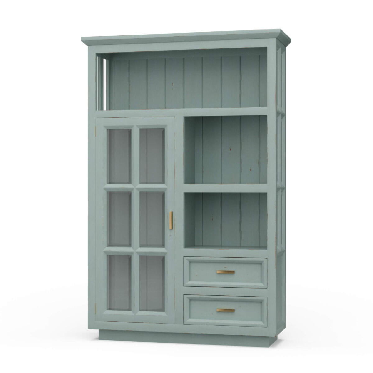 c9449ef1a6737132f75a2b5ac6d2dbc1 Dakota 1 Door Display Cabinet - Image 1