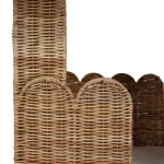 Scalloped Rattan Dog Bed Accent Furniture Accent Furniture 21