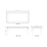 Chloe Rectangular Dining Table - Image 3