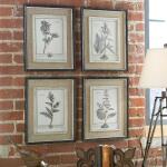 Casual Grey Study Framed Prints, S/4 - Image 4