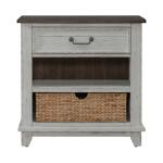 River Place Bedside Chest w/ Charging Station - Image 4