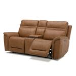 Cooper Loveseat w/Console P3 & ZG – Camel Loveseats Brown 24