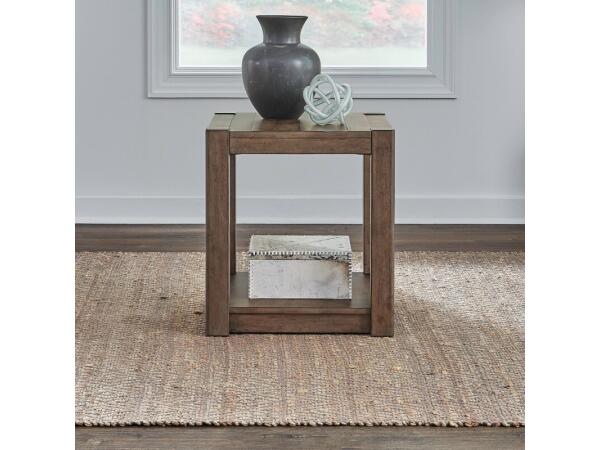 Broadmore Square Chairside Table Chairside Tables Brown