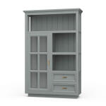 Dakota 1 Door Display Cabinet - Image 2