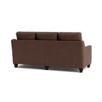 True Custom™ True CustomÂ® Leather Slope Arm Sofa Sofas Bassett Furniture 12