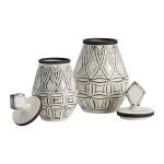 Geometrical Farm House Vases,Set of 2 - Image 3