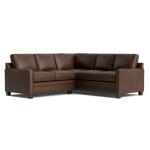 Carolina Leather Track Arm L-Shaped Sectional