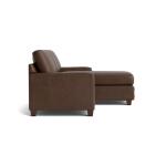 Carolina Leather Track Arm Chaise Sectional Sectionals Bassett Furniture 12