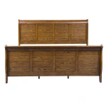 Grandpas Cabin King California Sleigh Bed, Dresser & Mirror, Night Stand - Image 3