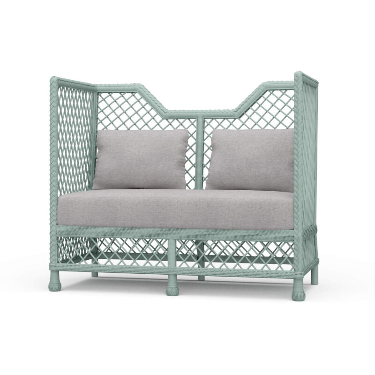 cad99a628a56010dc5d8bcbb19d8c361 Rabana High Back Rattan Loveseat - Image 1