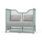 Rabana High Back Rattan Loveseat